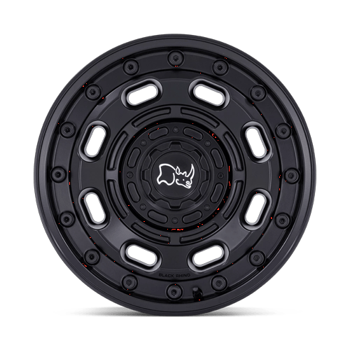 Black Rhino Hard Alloys Atlas 17X8.5 BLANK -10MM Matte Black