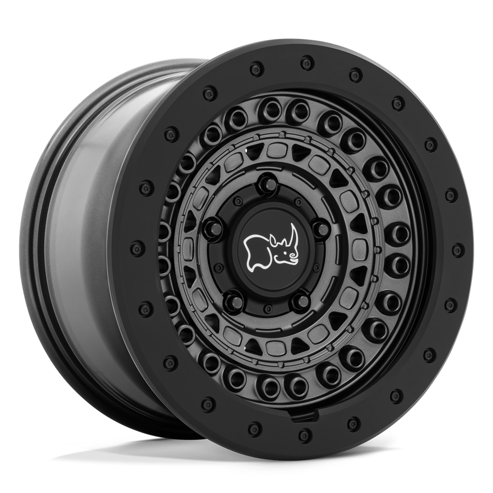 Black Rhino Hard Alloys Barricade 20X9 5X127 -18MM Gun Black W/ Black Rock Guard