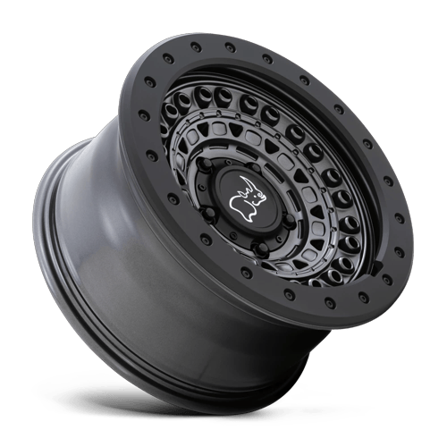 Black Rhino Hard Alloys Barricade 20X9 6X114.3 +0MM Gun Black W/ Black Rock Guard