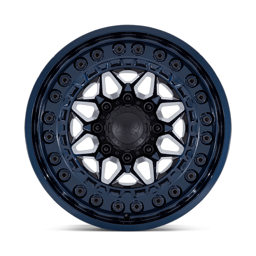 Black Rhino Hard Alloys Alpha 20X10 6X135 -18MM Midnight Blue