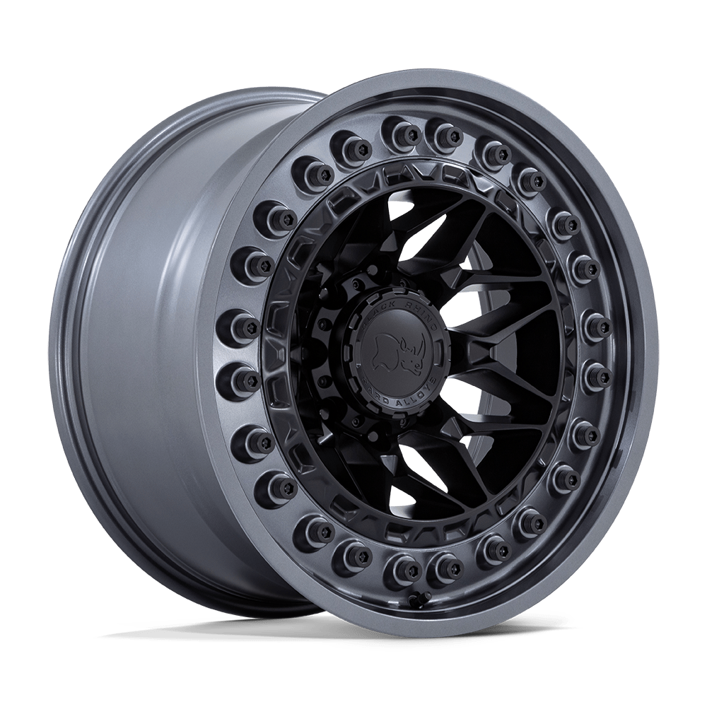 Black Rhino Hard Alloys Alpha 18X9 6X135 +0MM Matte Black W/ Gunmetal Lip