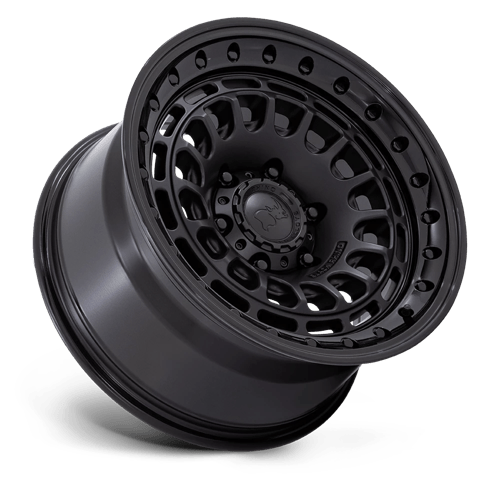Black Rhino Hard Alloys Br014 Sahara 17X9 6X139.7 +0MM Matte Black W/ Gloss Black Lip