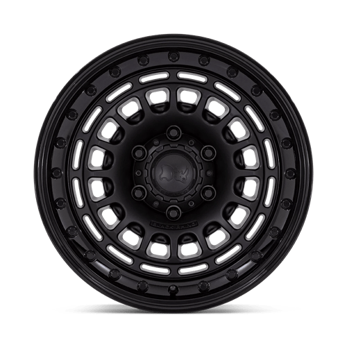 Black Rhino Hard Alloys Br014 Sahara 17X9 6X135 +0MM Matte Black W/ Gloss Black Lip