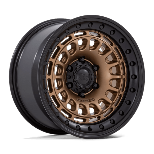 Black Rhino Hard Alloys Br014 Sahara 17X9 5X127 +0MM Matte Bronze W Gloss Black Lip