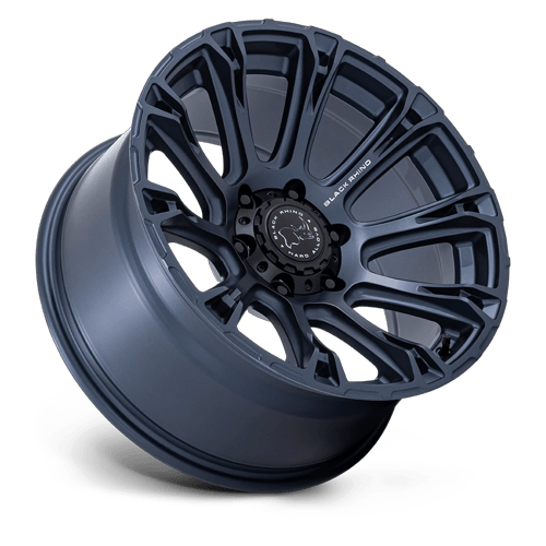 Black Rhino Hard Alloys Br020 Diamondback 17X8.5 6X139.7 +25MM Metallic Blue