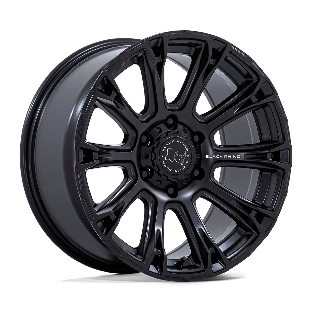 Black Rhino Hard Alloys Br020 Diamondback 18X9 6X139.7 -12MM Matte Black