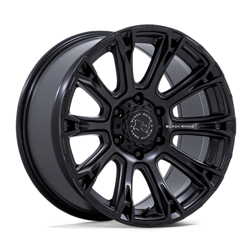 Black Rhino Hard Alloys Br020 Diamondback 20X9 5X127 +12MM Matte Black