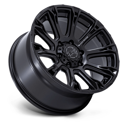 Black Rhino Hard Alloys Br020 Diamondback 20X9 6X120 +12MM Matte Black