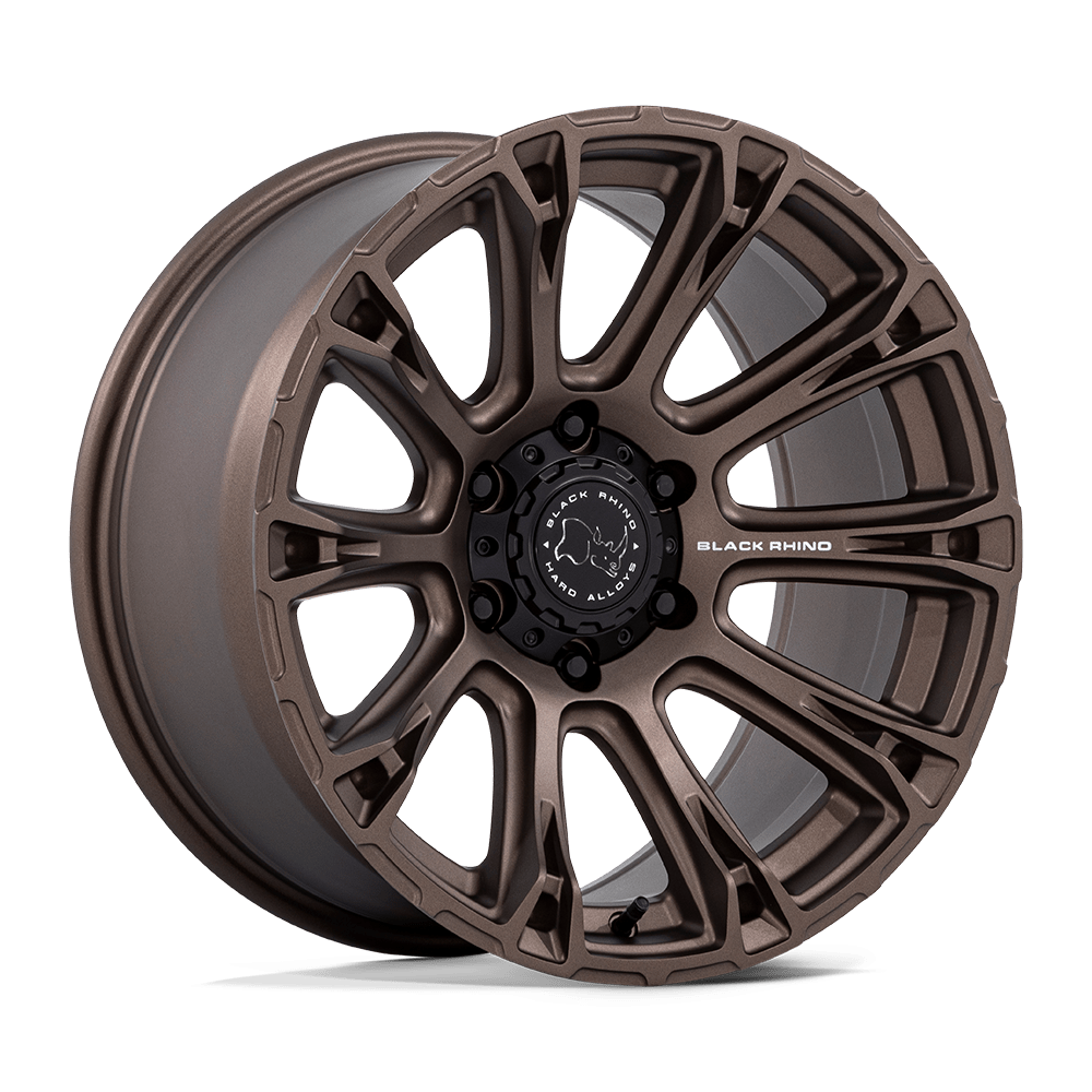 Black Rhino Hard Alloys Br020 Diamondback 17X9 5X127 -12MM Burnt Bronze