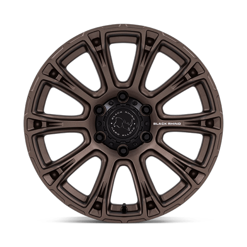 Black Rhino Hard Alloys Br020 Diamondback 17X9 5X127 -12MM Burnt Bronze