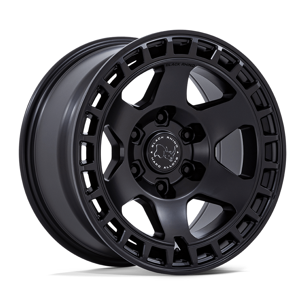 Black Rhino Hard Alloys Br022 Bahari 17X8.5 6X139.7 +25MM Matte Black