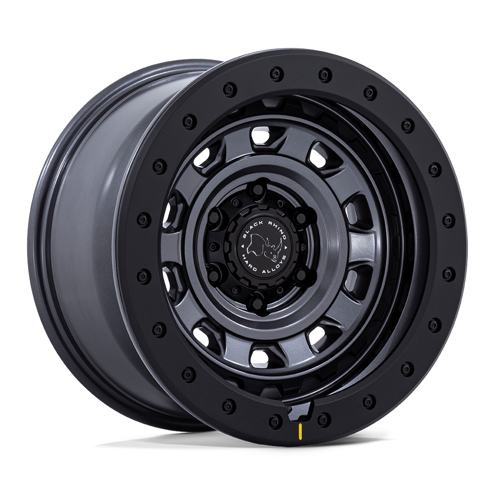 Black Rhino Hard Alloys Br023 Xplorer 17X9 6X139.7 -12MM Matte Gunmetal W/ Matte Blk-Lp