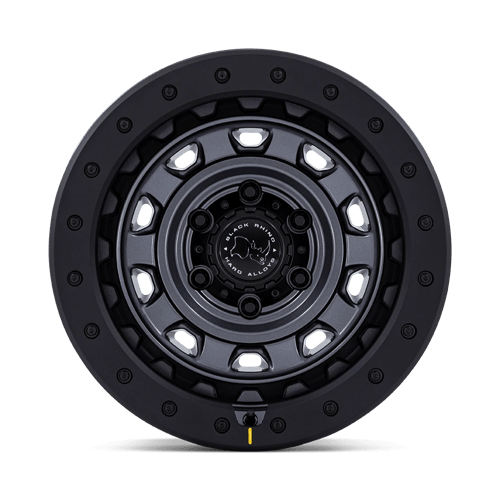 Black Rhino Hard Alloys Br023 Xplorer 17X9 6X114.3 +12MM Matte Gunmetal W/ Matte Blk-Lp
