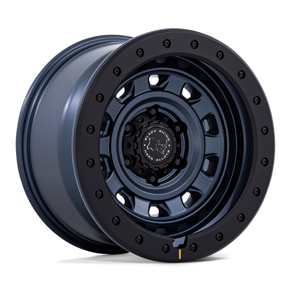 Black Rhino Hard Alloys Br023 Xplorer 17X9 5X127 -12MM Metallic Blue W/ Matte Black L