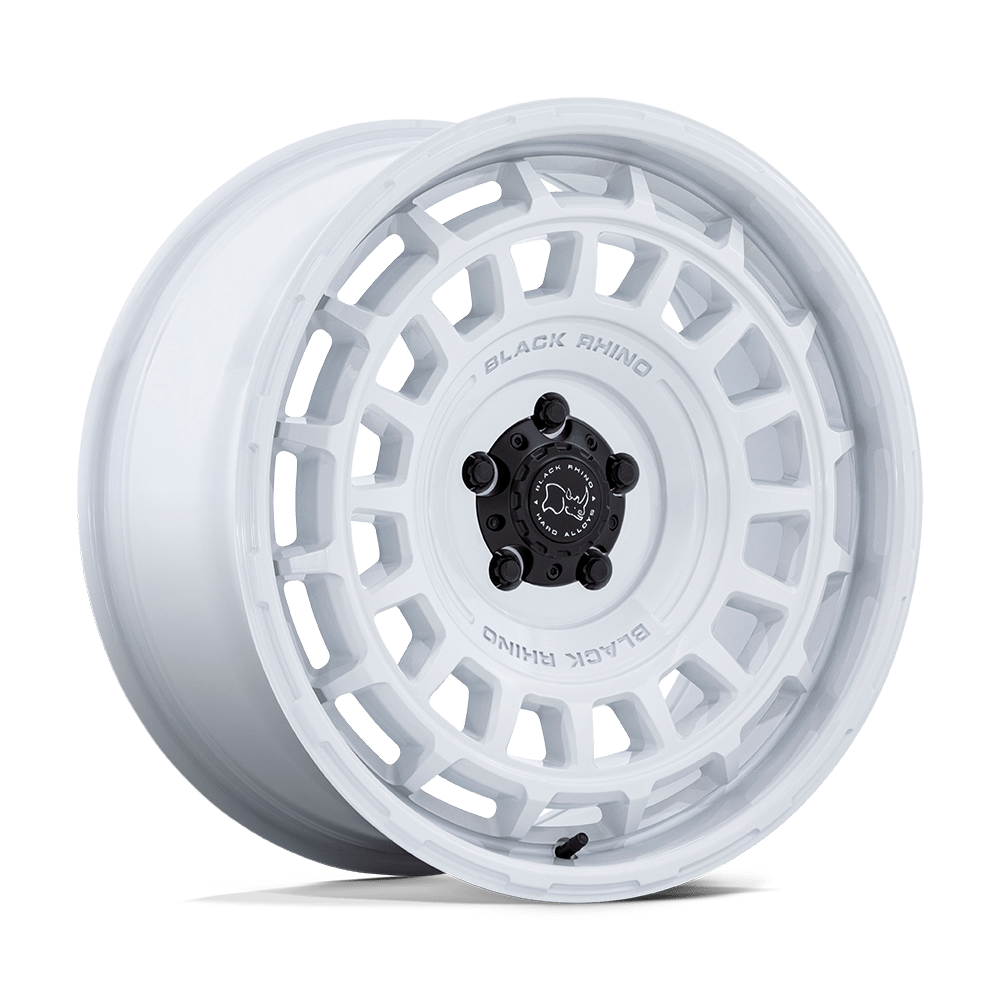 Black Rhino Hard Alloys Br024 Awol 17X8.5 6X139.7 -10MM Gloss White