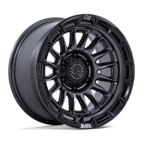 Black Rhino Hard Alloys Br025 Rival 17X8.5 6X139.7 +10MM Matte Gunmetal W/ Matte Blk-Lp