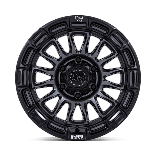 Black Rhino Hard Alloys Br025 Rival 17X9 6X139.7 -12MM Matte Gunmetal W/ Matte Blk-Lp