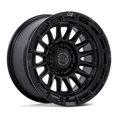 Black Rhino Hard Alloys Br025 Rival 20X9 6X139.7 +1MM Matte Black W/ Gloss Blk-Lp