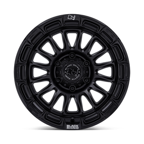 Black Rhino Hard Alloys Br025 Rival 17X9 6X139.7 -12MM Matte Black W/ Gloss Blk-Lp