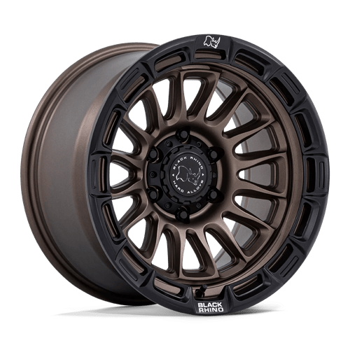 Black Rhino Hard Alloys Br025 Rival 20X9 5X127 +1MM Burnt Bronze W/ Matte Blk-Lp