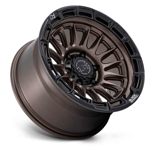 Black Rhino Hard Alloys Br025 Rival 20X9 6X135 +1MM Burnt Bronze W/ Matte Blk-Lp
