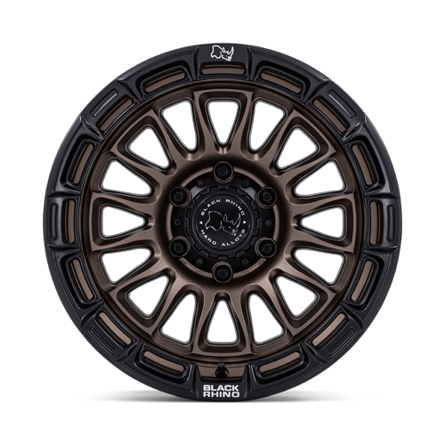 Black Rhino Hard Alloys Br025 Rival 17X9 6X139.7 +1MM Burnt Bronze W/ Matte Blk-Lp