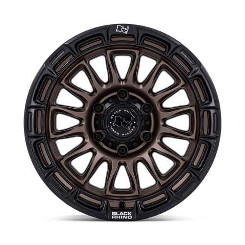 Black Rhino Hard Alloys Br025 Rival 17X9 5X127 -12MM Burnt Bronze W/ Matte Blk-Lp
