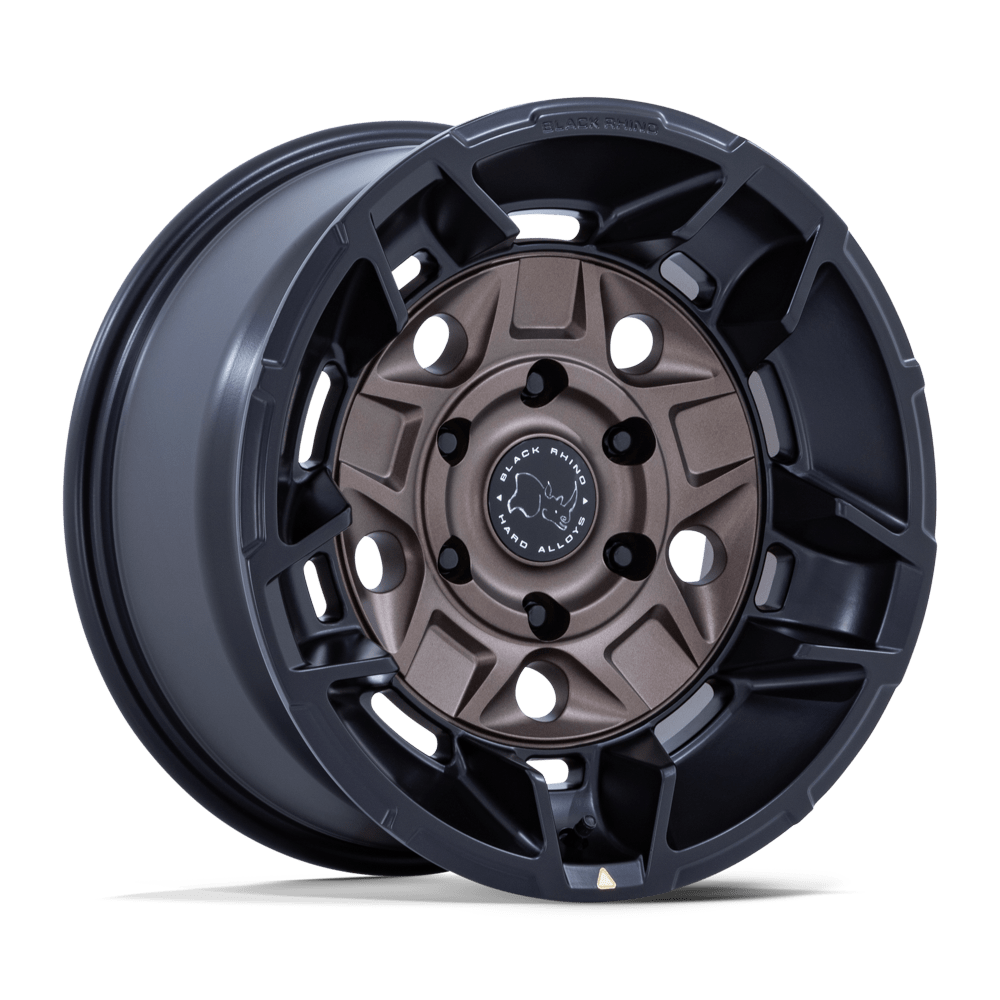 Black Rhino Hard Alloys Br028 Guard 17X8.5 6X139.7 +35MM Burnt Bronze W/ Matte Blk-Lp