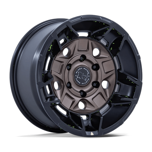 Black Rhino Hard Alloys Br028 Guard 17X8.5 5X127 +0MM Burnt Bronze W/ Matte Blk-Lp