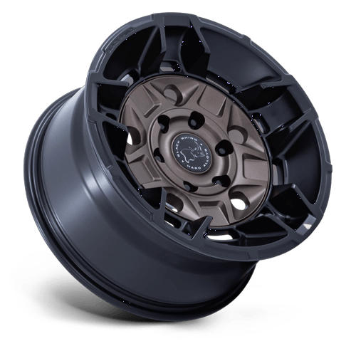 Black Rhino Hard Alloys Br028 Guard 17X8.5 6X139.7 +25MM Burnt Bronze W/ Matte Blk-Lp