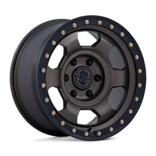 Black Rhino Hard Alloys Br029 Trooper 17X8.5 6X139.7 +25MM Burnt Bronze W/ Matte Blk-Lp