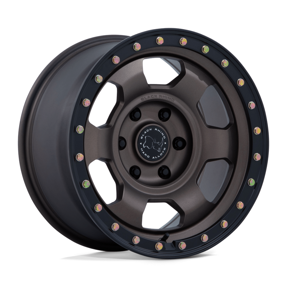 Black Rhino Hard Alloys Br029 Trooper 17X8.5 6X139.7 +0MM Burnt Bronze W/ Matte Blk-Lp