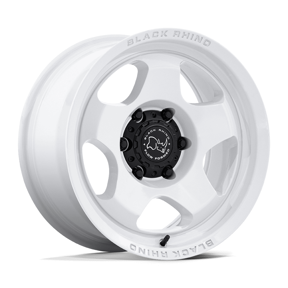 Black Rhino Hard Alloys Br031 Sol 17X9 6X139.7 +12MM Gloss White