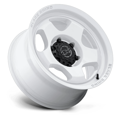 Black Rhino Hard Alloys Br031 Sol 17X8 5X110 +38MM Gloss White