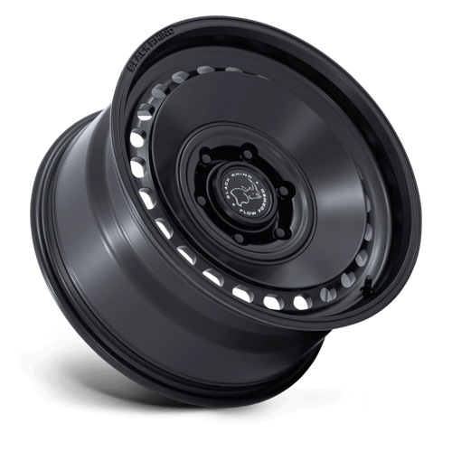 Black Rhino Hard Alloys Br036 Basin 17X8.5 6X114.3 +25MM Matte Black
