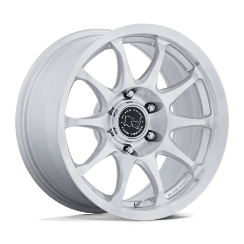 Black Rhino Hard Alloys Br038 Ronin 17X8.5 6X139.7 +0MM Gloss Silver W/ Machined Face