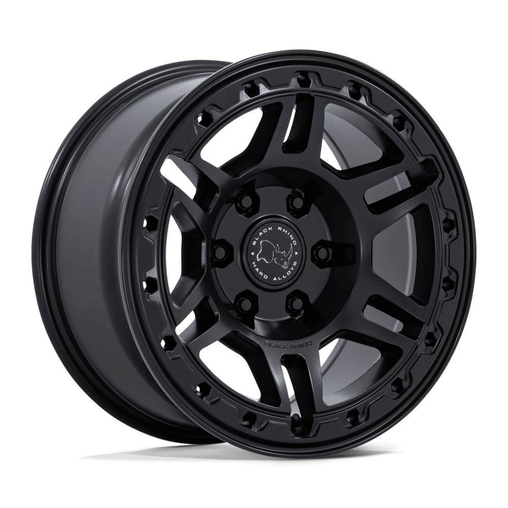 Black Rhino Hard Alloys Br039 Vanguard 17X8 6X114.3 +32MM Matte Black