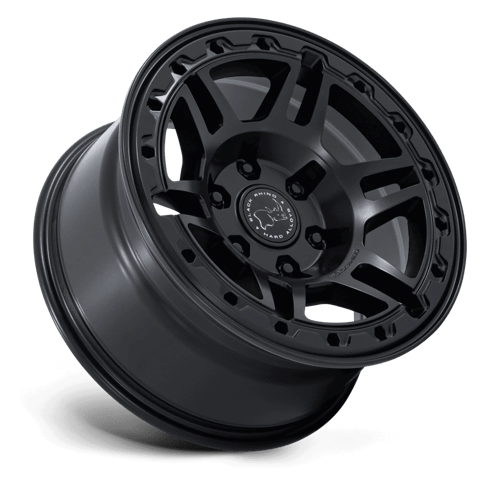 Black Rhino Hard Alloys Br039 Vanguard 20X9 6X130 +15MM Matte Black