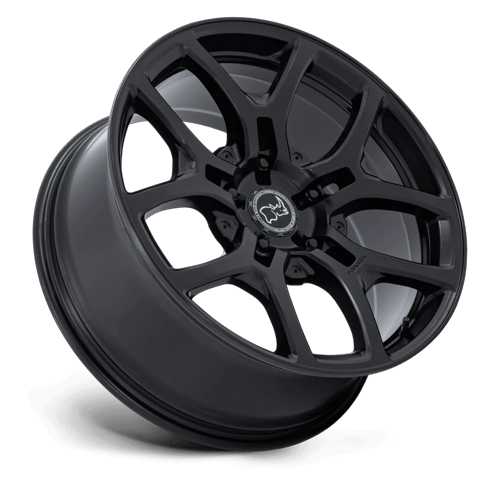 Black Rhino Hard Alloys Br406 Rockledge 20X8.5 5X139.7 +35MM Matte Black