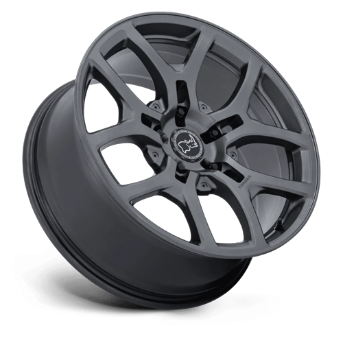 Black Rhino Hard Alloys Br406 Rockledge 20X8.5 5X139.7 +35MM Matte Gunmetal