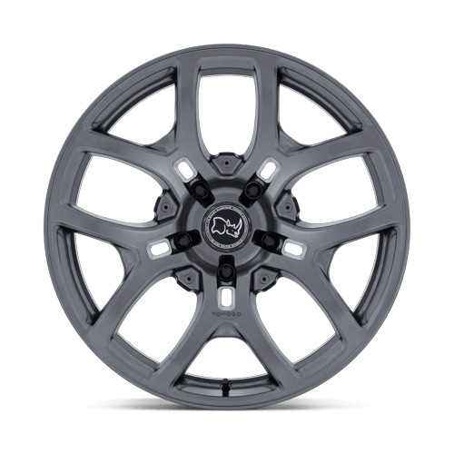 Black Rhino Hard Alloys Br406 Rockledge 20X8.5 5X139.7 +35MM Matte Gunmetal
