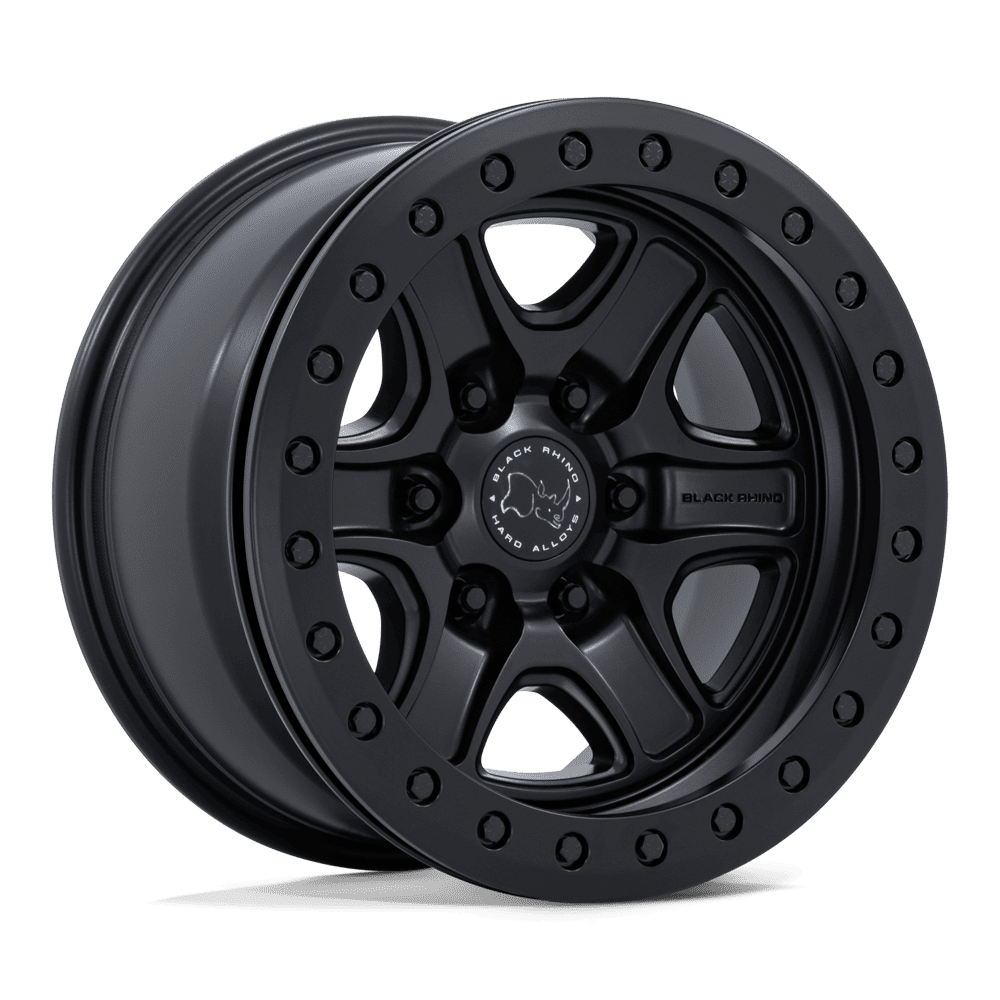 Black Rhino Hard Alloys Br200 Echo Trail Lock Beadlock 17X8.5 6X135 +0MM Matte Black