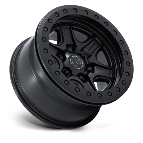 Black Rhino Hard Alloys Br200 Echo Trail Lock Beadlock 17X8.5 6X135 +25MM Matte Black