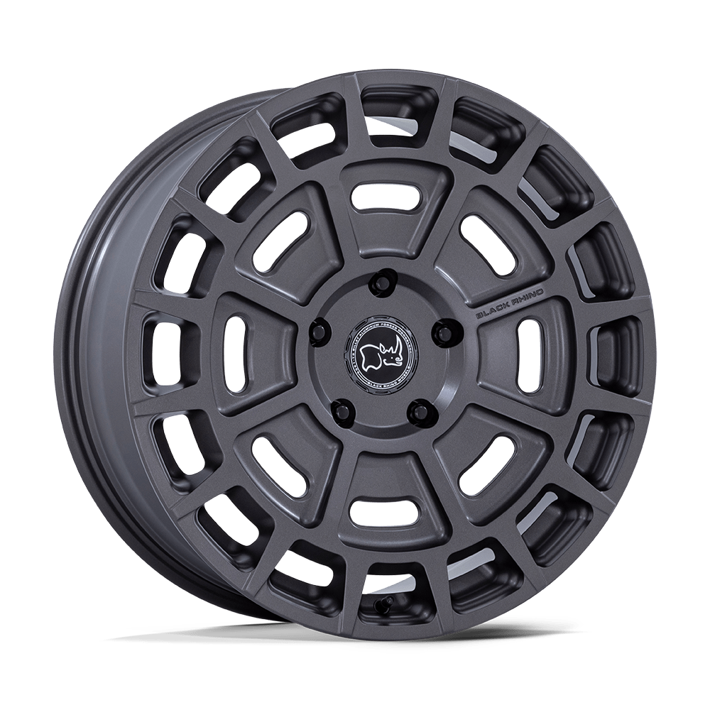Black Rhino Hard Alloys Br404 Voltaic 20X8.5 5X139.7 +35MM Matte Gunmetal