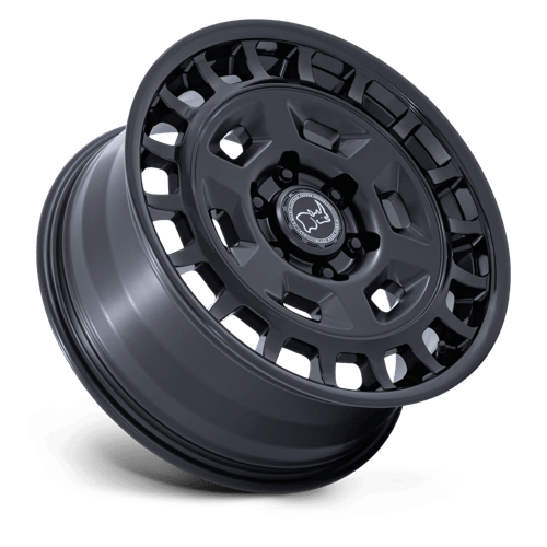 Black Rhino Hard Alloys Br405 Rover 18X8 6X130 +32MM Matte Black W/ Gloss Black Lip