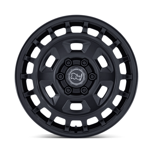 Black Rhino Hard Alloys Br405 Rover 17X8 6X130 +32MM Matte Black W/ Gloss Black Lip