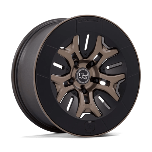 Black Rhino Hard Alloys Br406 Rockledge 20X8.5 5X139.7 +35MM Matte Bronze
