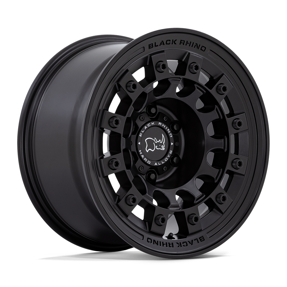 Black Rhino Hard Alloys Fuji 17X8 5X114.3 +20MM Matte Black
