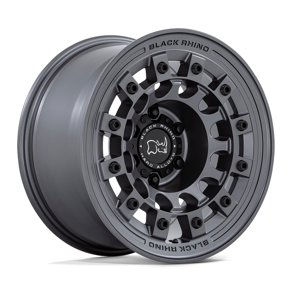 Black Rhino Hard Alloys Fuji 17X8 5X114.3 +30MM Matte Gunmetal