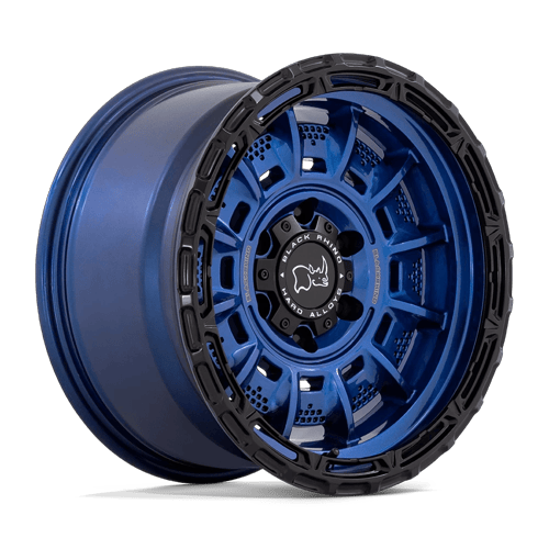 Black Rhino Hard Alloys Legion 20X10 6X135 -18MM Cobalt Blue W/ Black Lip